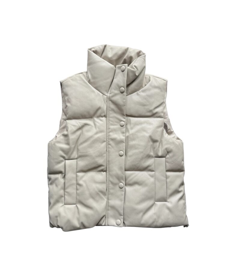 Puffa Eco cuero Beige
